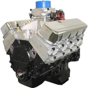 BluePrint Engines GM 496 C.I.D. 600 HP Stroker Dressed Fuel Injected Long Block Crate Engines BP4967CTF