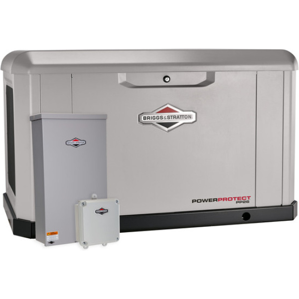 Briggs Stratton 26Kw Generator With Dual 200 Ampsplit 400 Amp Automatic Transfer Switch 40679