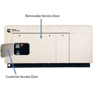 Cummins Power Quiet Connect 36kW Liquid Cooled Standby Generator Single Phase RS36A051Y417 