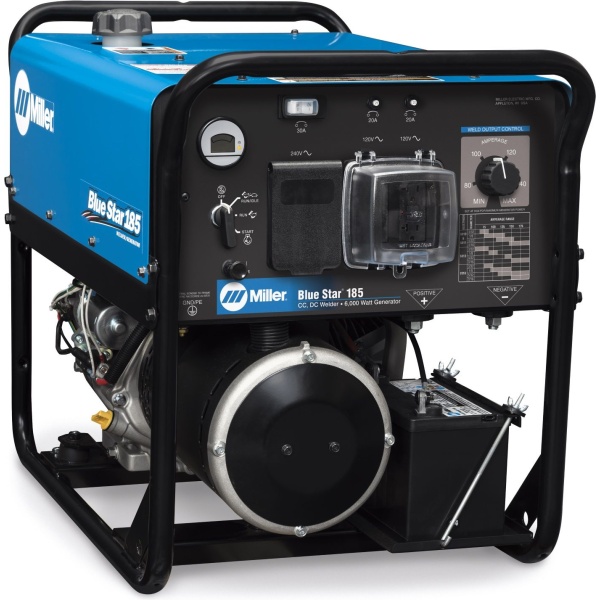 Miller Blue Star 185 Weldergenerator With Gfci Receptacles 907664