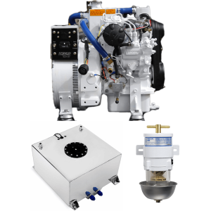 Phasor k2-4.5pmg-kit Marine Generator Includes Fuel Tank and Filter 4.5 KW 60 Hz - Ignition Protected