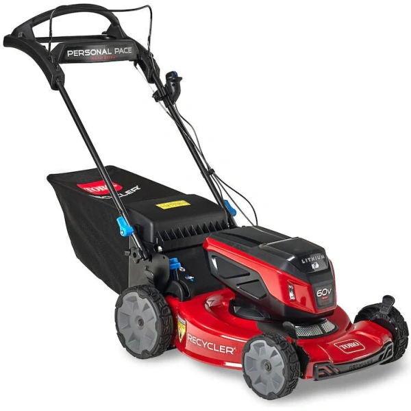 Toro 22 In. 60V Max Electric Battery Smartstow Personal Pace Auto-Drive High Wheel Lawn Mower W/ Headlights